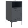 Nachttische, 2 Stück, anthrazitgraues Stahl, 36x39x68 cm. von , Nachttische - Ref: Foro24-843071, Preis: 115,34 €, Rabatt: %