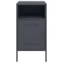 Nachttische, 2 Stück, anthrazitgraues Stahl, 36x39x68 cm. von , Nachttische - Ref: Foro24-843071, Preis: 114,02 €, Rabatt: %