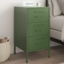 Mesita de noche acero verde oliva 36x39x68 cm de , Mesitas de noche - Ref: Foro24-843086, Precio: 92,59 €, Descuento: %