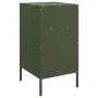 Mesita de noche acero verde oliva 36x39x68 cm de , Mesitas de noche - Ref: Foro24-843086, Precio: 91,57 €, Descuento: %