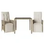 Mesita y sillas jardín 3 pzas y cojines ratán sintético beige by , Garden sets - Ref: Foro24-3276937, Price: 355,00 €, Discou...