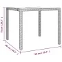 Gartentisch und Stühle 3-teilig und Kissen aus synthetischem Rattan in Beige. von , Gartensets - Ref: Foro24-3276937, Preis: ...