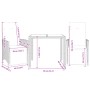Mesita y sillas jardín 3 pzas y cojines ratán sintético gris by , Garden sets - Ref: Foro24-3276885, Price: 337,17 €, Discoun...