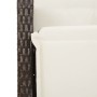 Mesita y sillas jardín 5 pzas y cojines ratán sintético marrón by , Garden sets - Ref: Foro24-3276916, Price: 548,01 €, Disco...