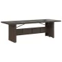 Set de mesa y sillas jardín 9 piezas y cojines ratán PE marrón de , Conjuntos de jardín - Ref: Foro24-3277263, Precio: 1,00 €...