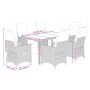 Set de mesa y sillas de jardín 7 pzas y cojines ratán PE beige by , Garden sets - Ref: Foro24-3276940, Price: 911,29 €, Disco...