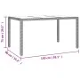 Set de mesa y sillas de jardín 7 pzas y cojines ratán PE beige by , Garden sets - Ref: Foro24-3276940, Price: 830,65 €, Disco...