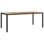 Set de mesa y sillas de jardín 7 pzas y cojines ratán PE negro by , Garden sets - Ref: Foro24-3276963, Price: 853,18 €, Disco...