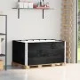 Collares de palets 3 uds madera maciza de pino negro 120x80 cm by , Loading platforms and pallets - Ref: Foro24-3295367, Pric...