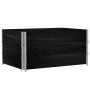 Palettenhalsketten 3 Stück Massivholz aus schwarzem Kiefernholz 120x80 cm von , Ladeplattformen und Paletten - Ref: Foro24-32...