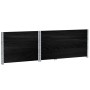 Palettenhalsketten 3 Stück Massivholz aus schwarzem Kiefernholz 120x80 cm von , Ladeplattformen und Paletten - Ref: Foro24-32...