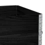 Collares de palets 3 uds madera maciza de pino negro 120x80 cm by , Loading platforms and pallets - Ref: Foro24-3295367, Pric...