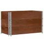 Collares de palets 3 uds madera maciza de pino marrón 100x50 cm by , Loading platforms and pallets - Ref: Foro24-3295373, Pri...