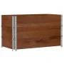 Collares de palets 3 uds madera maciza de pino marrón 100x50 cm by , Loading platforms and pallets - Ref: Foro24-3295373, Pri...