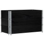 Collares de palets 3 uds madera maciza de pino negro 100x50 cm by , Loading platforms and pallets - Ref: Foro24-3295371, Pric...