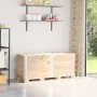 Collares de palets 3 unidades madera maciza de pino 150x50 cm by , Loading platforms and pallets - Ref: Foro24-3295378, Price...