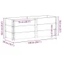 Collares de palets 3 unidades madera maciza de pino 150x50 cm by , Loading platforms and pallets - Ref: Foro24-3295378, Price...
