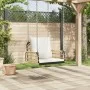 Silla columpio con cojines ratán sintético y acero 63x58x39 cm by , garden benches - Ref: Foro24-4009297, Price: 92,49 €, Dis...