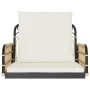 Silla columpio con cojines ratán sintético y acero 63x58x39 cm by , garden benches - Ref: Foro24-4009297, Price: 92,49 €, Dis...