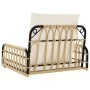 Silla columpio con cojines ratán sintético y acero 63x58x39 cm by , garden benches - Ref: Foro24-4009297, Price: 92,49 €, Dis...