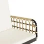 Silla columpio con cojines ratán sintético y acero 63x58x39 cm by , garden benches - Ref: Foro24-4009297, Price: 92,49 €, Dis...