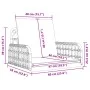 Silla columpio con cojines ratán sintético y acero 63x58x39 cm by , garden benches - Ref: Foro24-4009297, Price: 92,49 €, Dis...