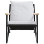 Sillas de jardín con cojines 2 uds acero negro by , Garden sets - Ref: Foro24-4009304, Price: 229,30 €, Discount: %