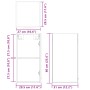 Armario colgante cocina contrachapada color roble 29,5x31x60 cm de , Armarios de cocina - Ref: Foro24-847495, Precio: 40,63 €...
