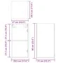 Armario colgante cocina contrachapada color roble 29,5x31x60 cm de , Armarios de cocina - Ref: Foro24-847495, Precio: 38,70 €...