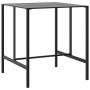 Juego de mesa alta y taburetes de jardín 5 piezas acero negro by , Garden sets - Ref: Foro24-3283752, Price: 398,83 €, Discou...
