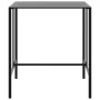 Juego de mesa alta y taburetes de jardín 5 piezas acero negro by , Garden sets - Ref: Foro24-3283752, Price: 391,69 €, Discou...