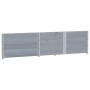 Collares de palets 3 uds madera maciza de pino gris 150x100 cm by , Loading platforms and pallets - Ref: Foro24-3295384, Pric...