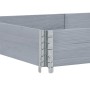 Collares de palets 3 uds madera maciza de pino gris 150x100 cm by , Loading platforms and pallets - Ref: Foro24-3295384, Pric...