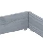 Collares de palets 3 uds madera maciza de pino gris 150x100 cm by , Loading platforms and pallets - Ref: Foro24-3295384, Pric...