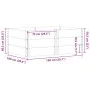 Collares de palets 3 uds madera maciza de pino gris 150x100 cm by , Loading platforms and pallets - Ref: Foro24-3295384, Pric...