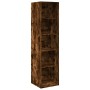 Armario de madera de ingeniería roble ahumado 50x50x200 cm by , Wardrobes - Ref: Foro24-3307715, Price: 128,33 €, Discount: %