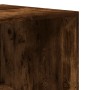 Armario de madera de ingeniería roble ahumado 50x50x200 cm by , Wardrobes - Ref: Foro24-3307715, Price: 128,33 €, Discount: %