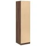Armario de madera de ingeniería marrón roble 50x50x200 cm de , Armarios roperos - Ref: Foro24-3307717, Precio: 110,52 €, Desc...