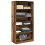 Armario de madera ingeniería envejecida 100x50x200 cm by , Wardrobes - Ref: Foro24-3307736, Price: 197,87 €, Discount: %