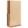 Armario de madera ingeniería envejecida 100x50x200 cm by , Wardrobes - Ref: Foro24-3307736, Price: 197,87 €, Discount: %