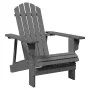 Adirondack-Stuhl aus massiver grauer Fichte, 69x85x90,5 cm. von , Gartenstühle - Ref: Foro24-4007244, Preis: 83,90 €, Rabatt: %
