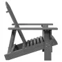 Adirondack-Stuhl aus massiver grauer Fichte, 69x85x90,5 cm. von , Gartenstühle - Ref: Foro24-4007244, Preis: 83,90 €, Rabatt: %