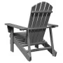 Adirondack-Stuhl aus massiver grauer Fichte, 69x85x90,5 cm. von , Gartenstühle - Ref: Foro24-4007244, Preis: 83,90 €, Rabatt: %