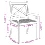 Garden dining chairs 2 pcs solid acacia wood by vidaXL, Garden chairs - Ref: Foro24-310305, Price: 142,08 €, Discount: %