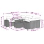 Set de sofás de jardín 9 pzas con cojines ratán sintético beige by , Garden sets - Ref: Foro24-3269059, Price: 590,54 €, Disc...