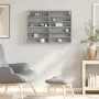 Vitrina de madera de ingeniería gris Sonoma 80x8,5x58 cm de , Estantes y estanterías - Ref: Foro24-847959, Precio: 43,63 €, D...
