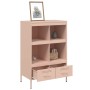 Aparador acero rosa 68x39x101,5 cm de , Aparadores - Ref: Foro24-843103, Precio: 155,80 €, Descuento: %