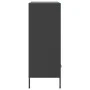 Aparador acero negro 68x39x101,5 cm de , Aparadores - Ref: Foro24-843108, Precio: 166,98 €, Descuento: %