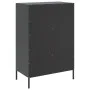 Aparador acero negro 68x39x101,5 cm de , Aparadores - Ref: Foro24-843108, Precio: 166,98 €, Descuento: %