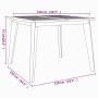 Mesa de jardín madera maciza de acacia 110x110x75 cm de vidaXL, Mesas de jardín - Ref: Foro24-310302, Precio: 145,82 €, Descu...